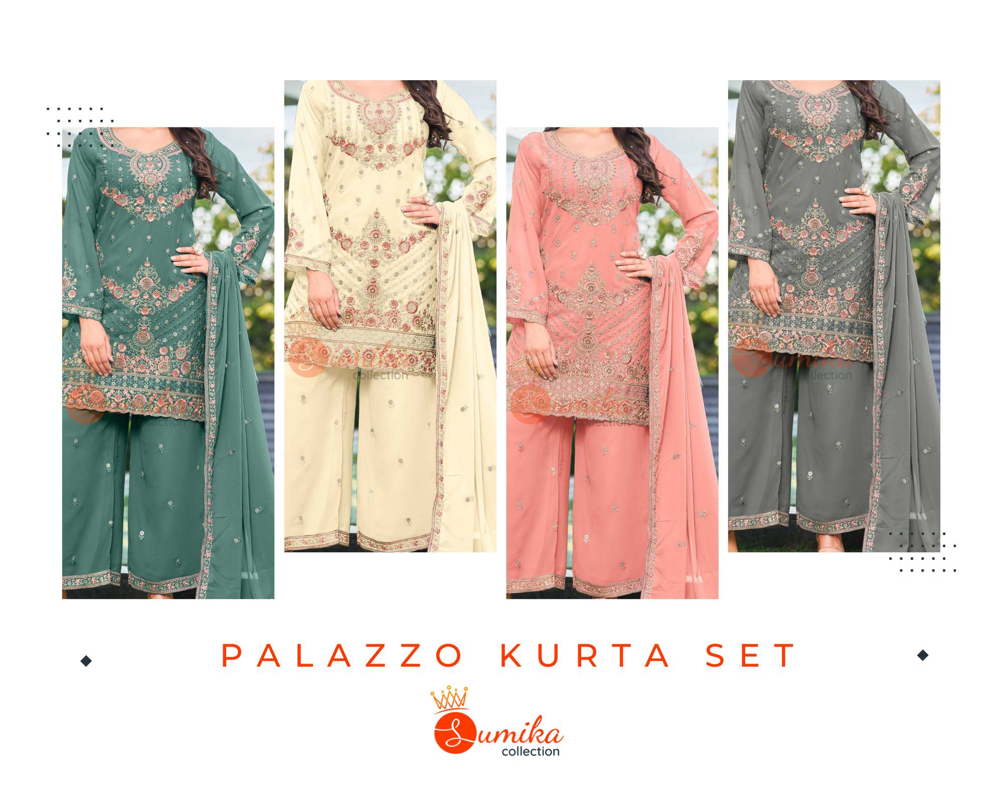 Seoni Supima Cotton Yellow Kurta with Palazzo Set