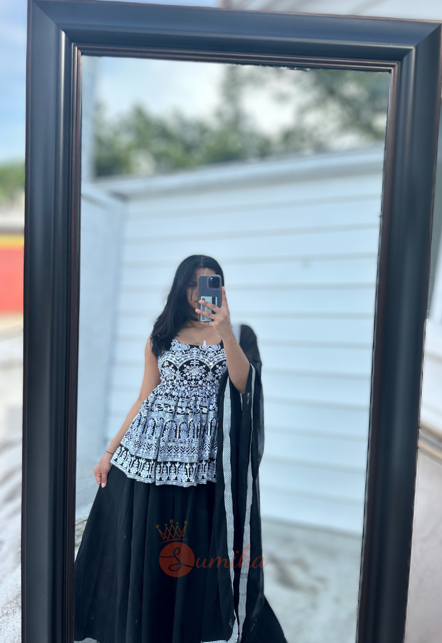 Surashil 3 4 Dress Black