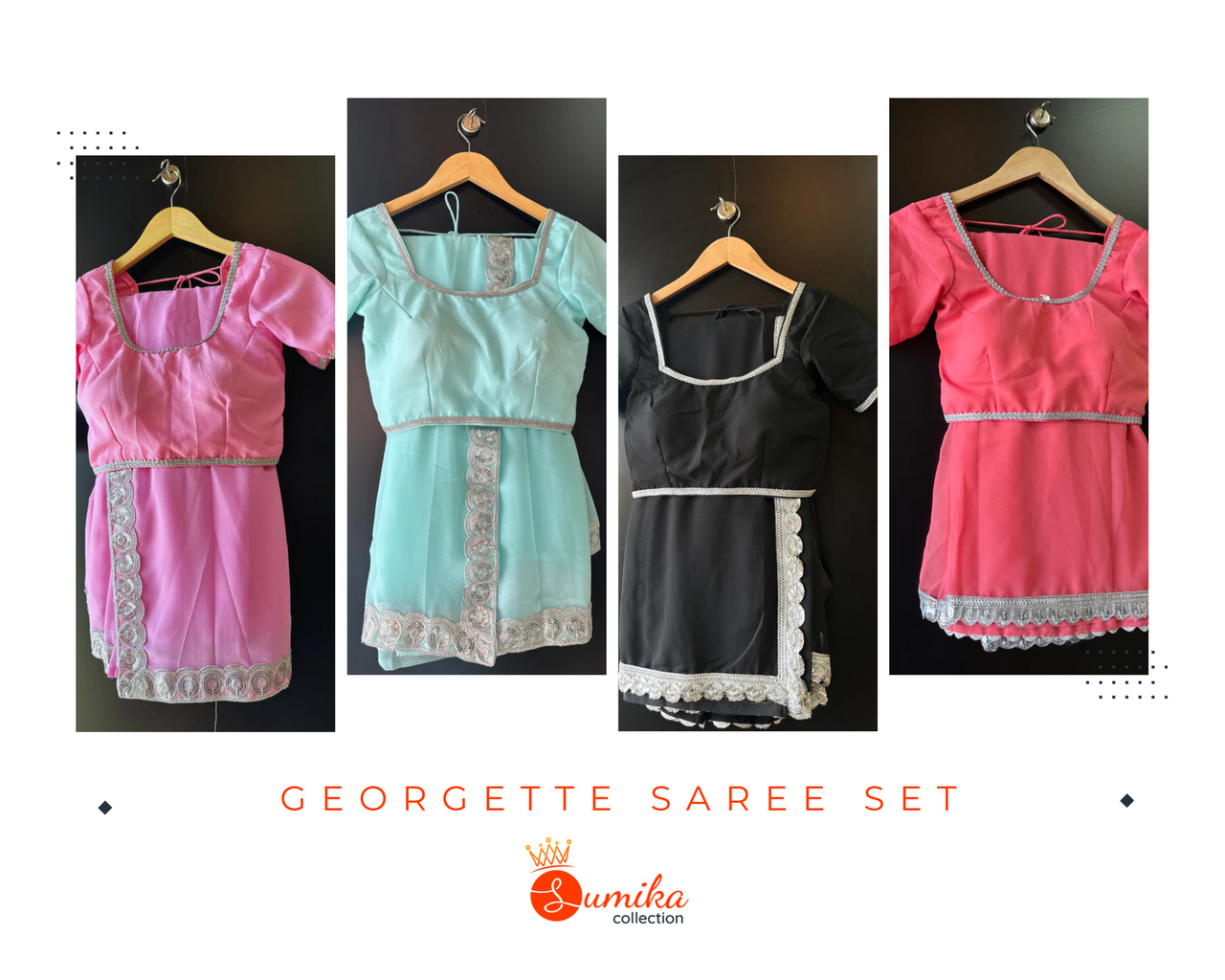 Georgette Saree Set