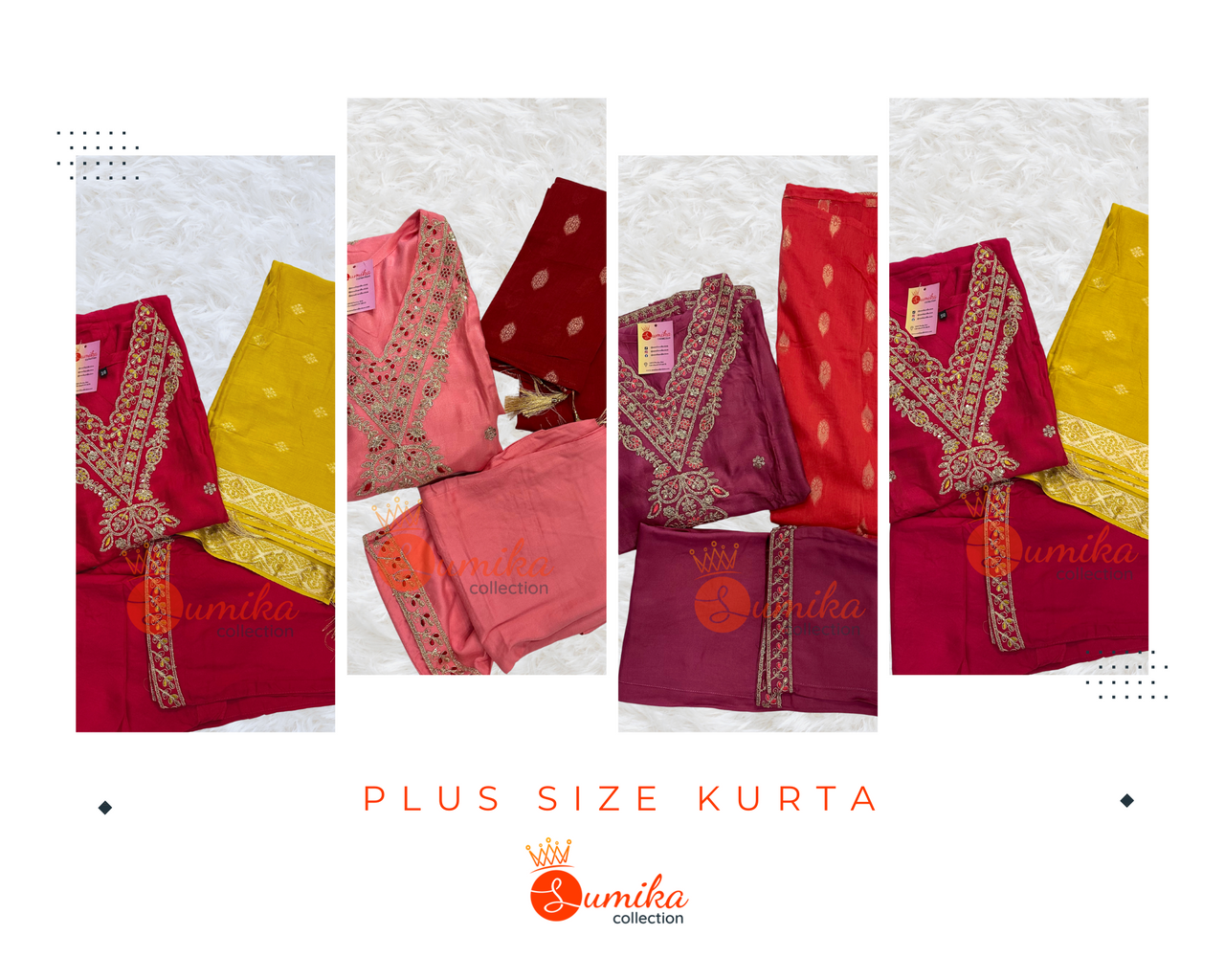 Plus Size Kurta set