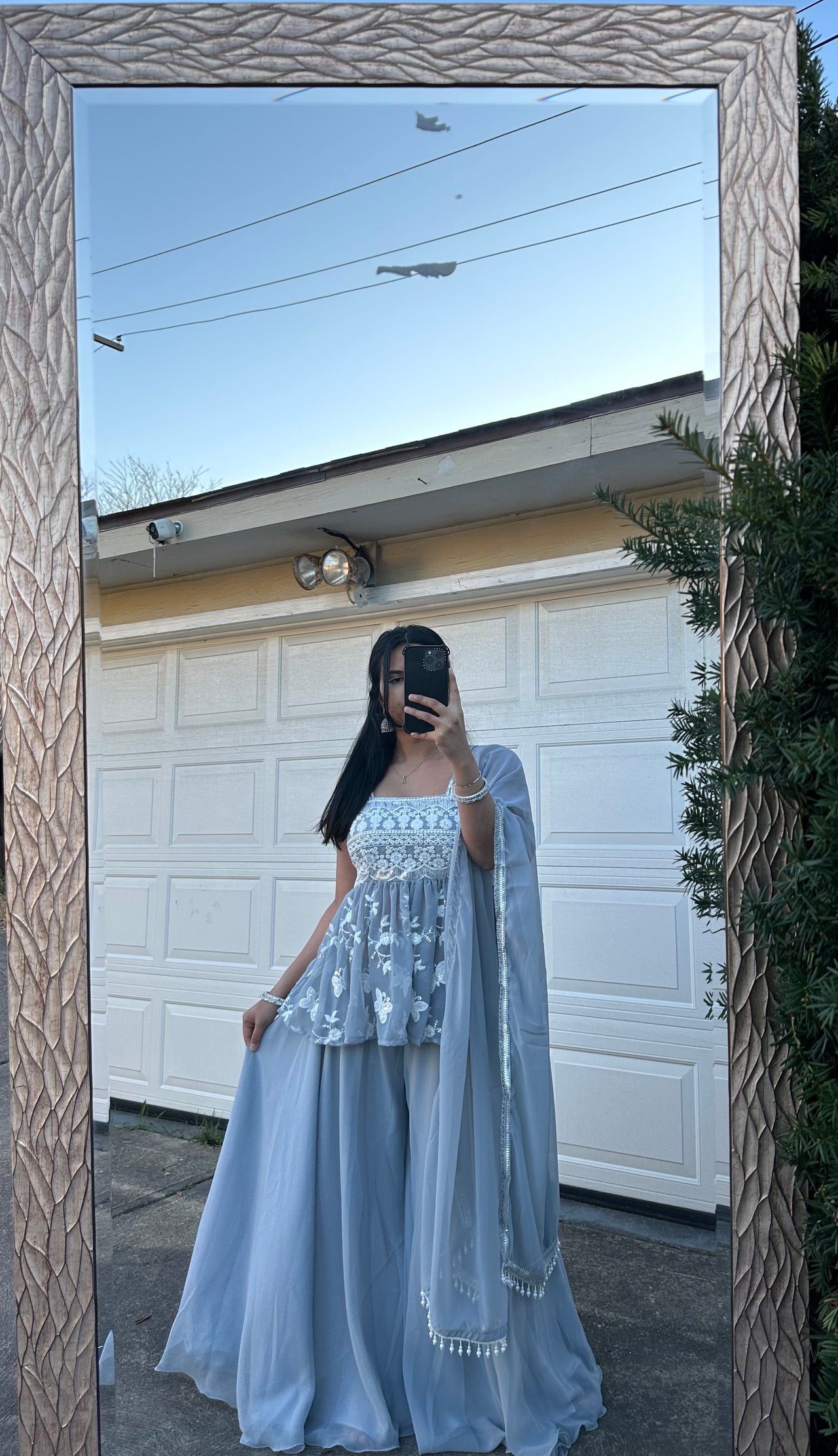 Gray Three Piece Sarara Set
