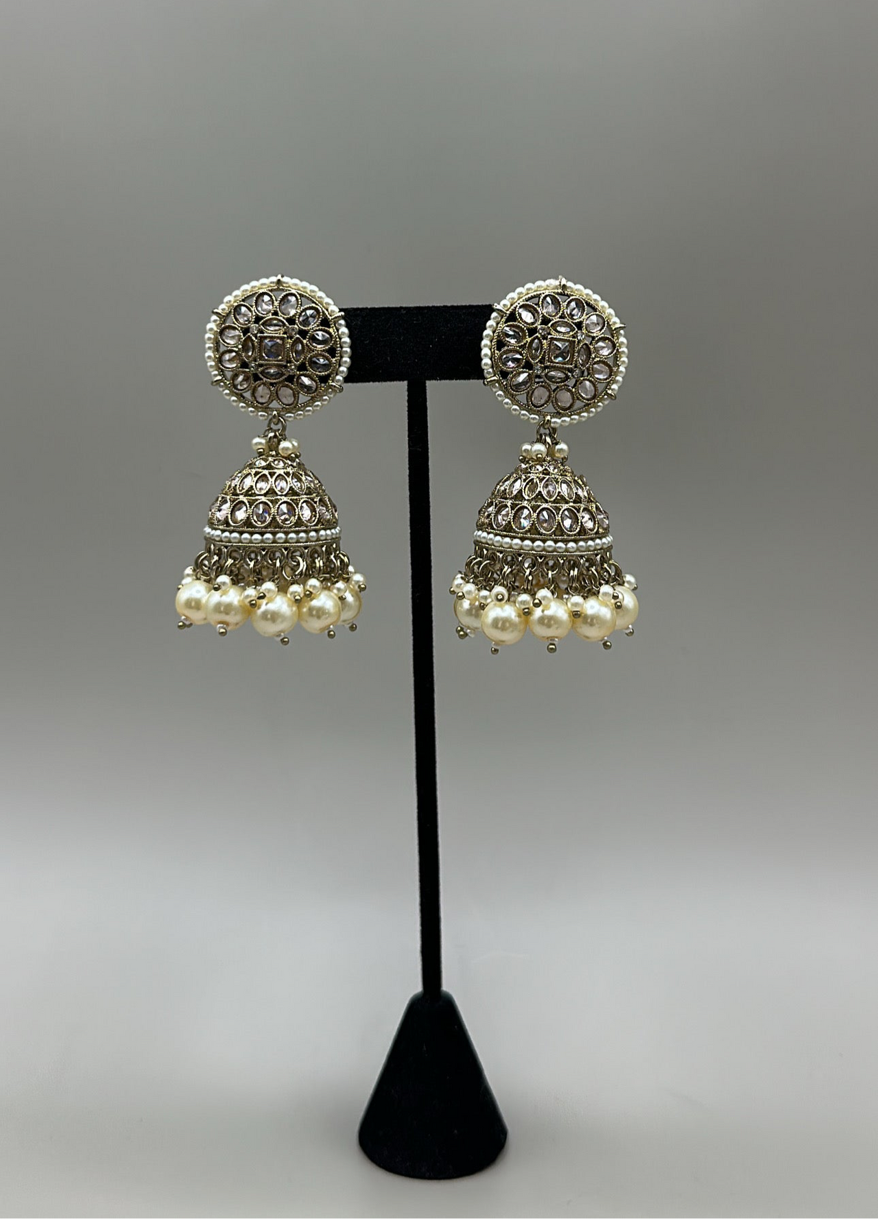 Golden Reverse AD Jhumka