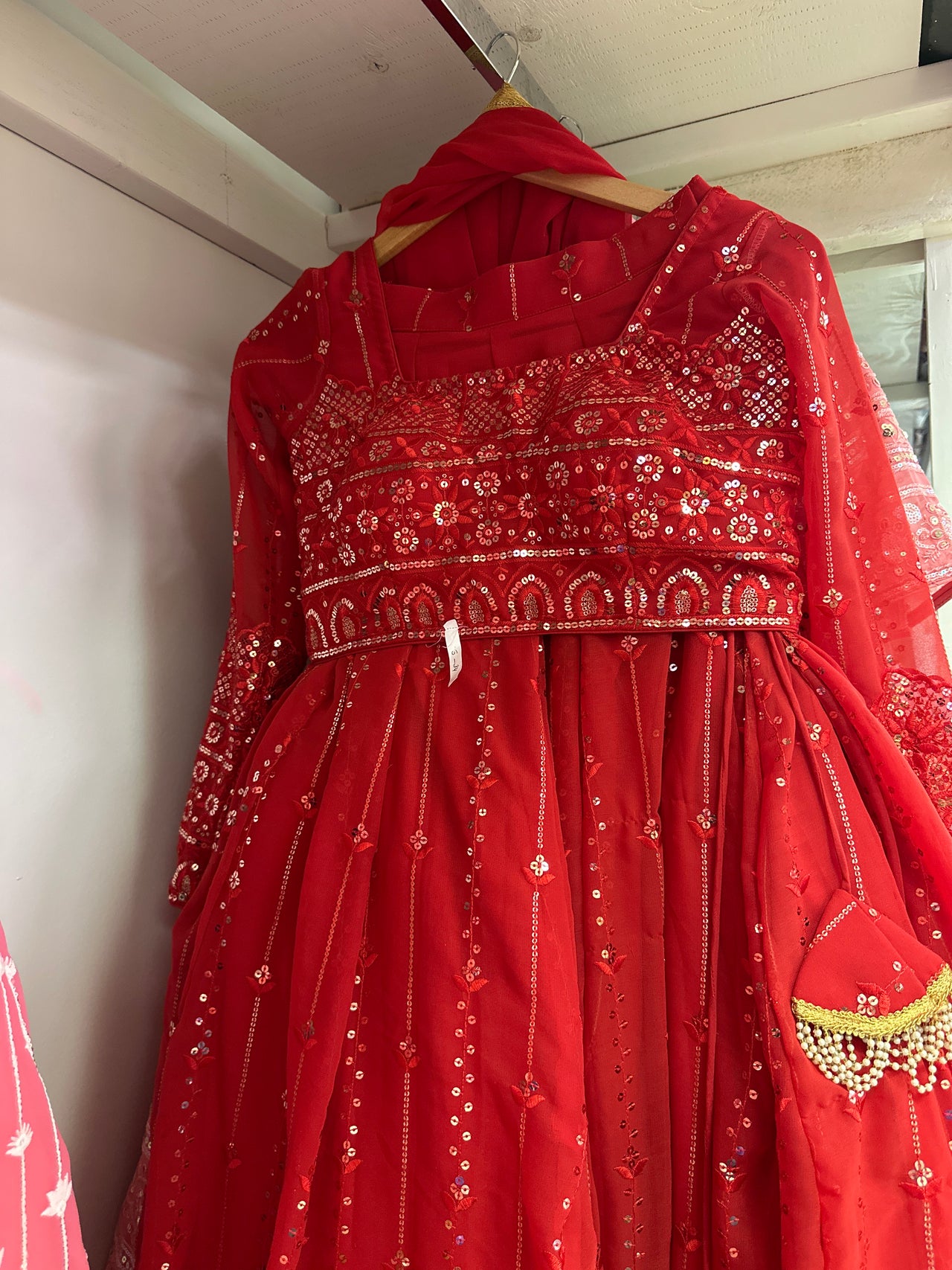 Red High Quality Lehanga Set