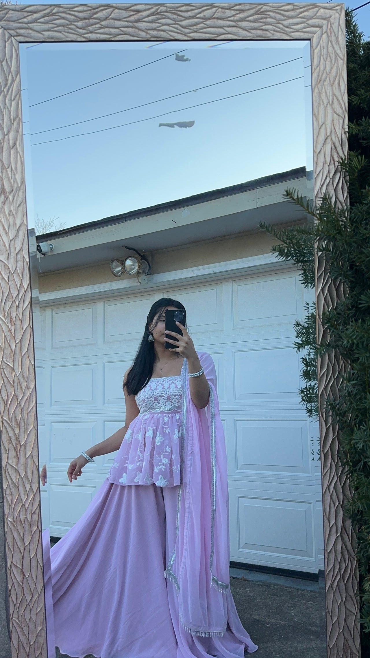 Blush Pink Three Piece Sarara Set