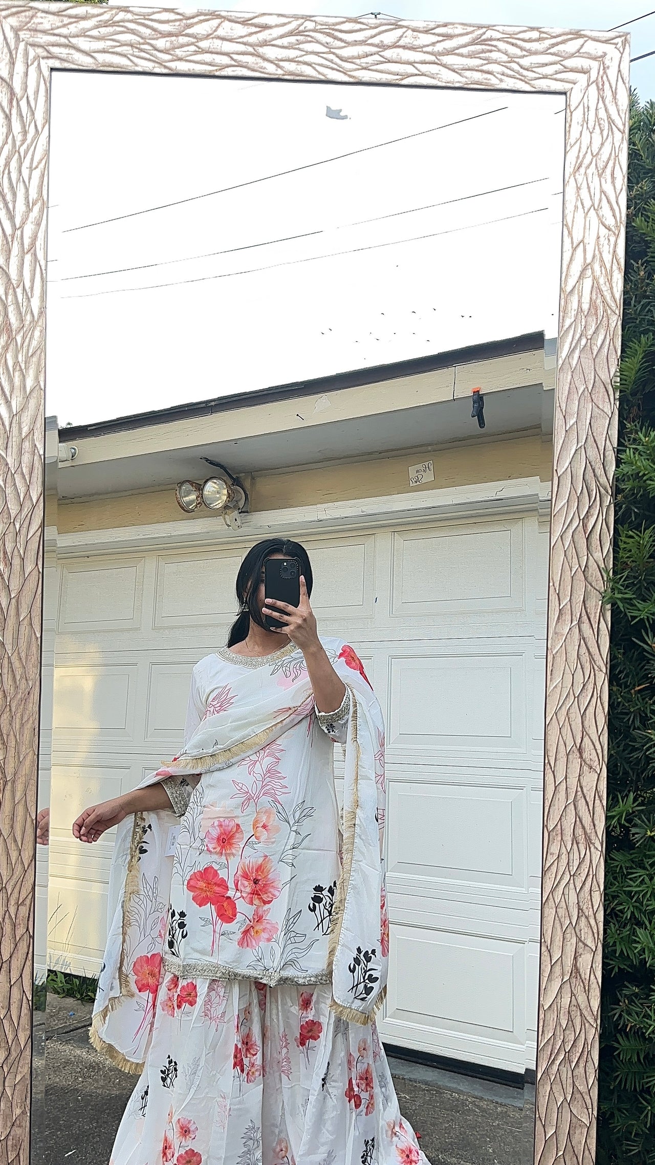 Flower Print High Quality Garara Set