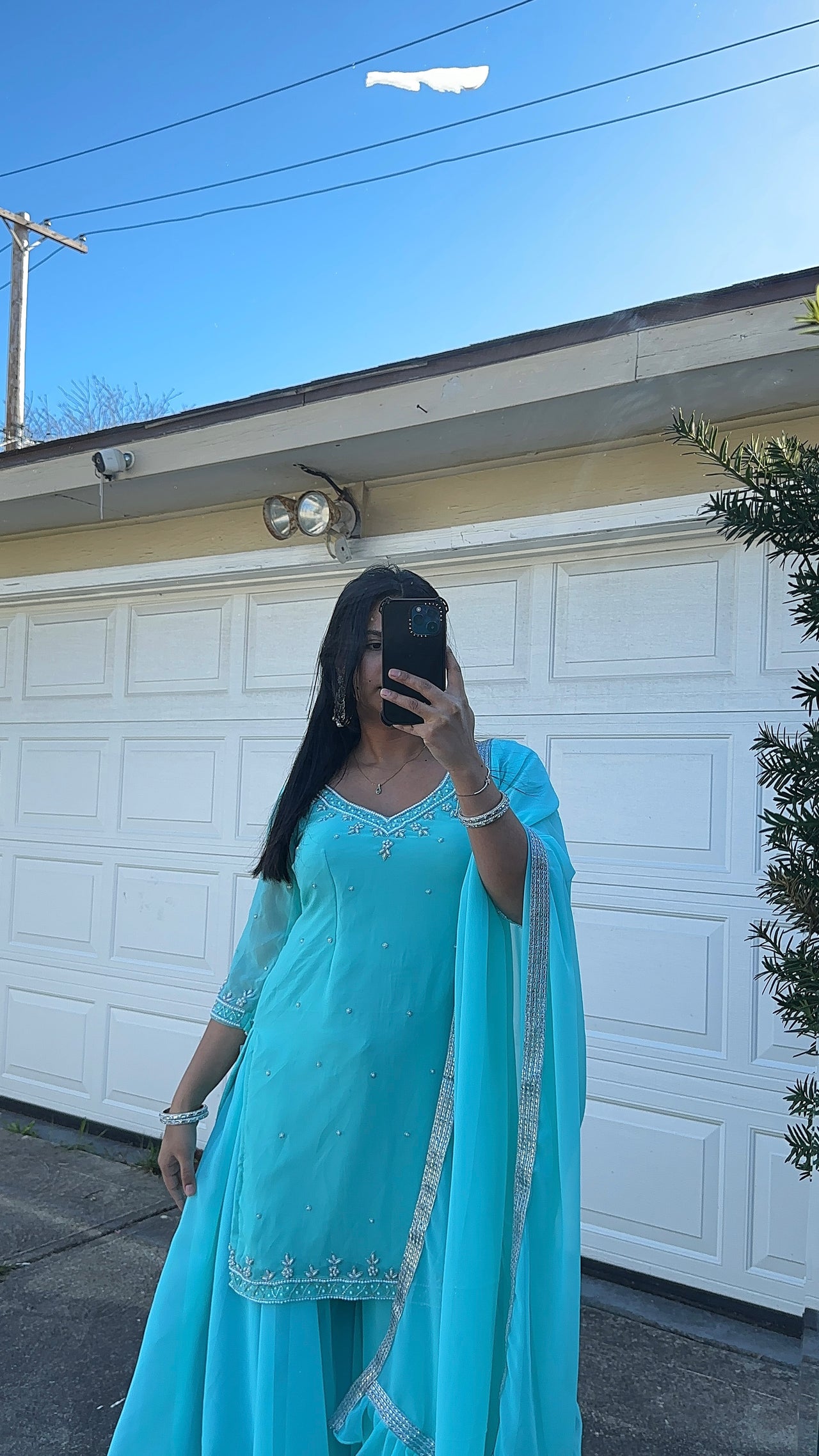 HAND-BOUTIQUE SHARARA KURTHI SET