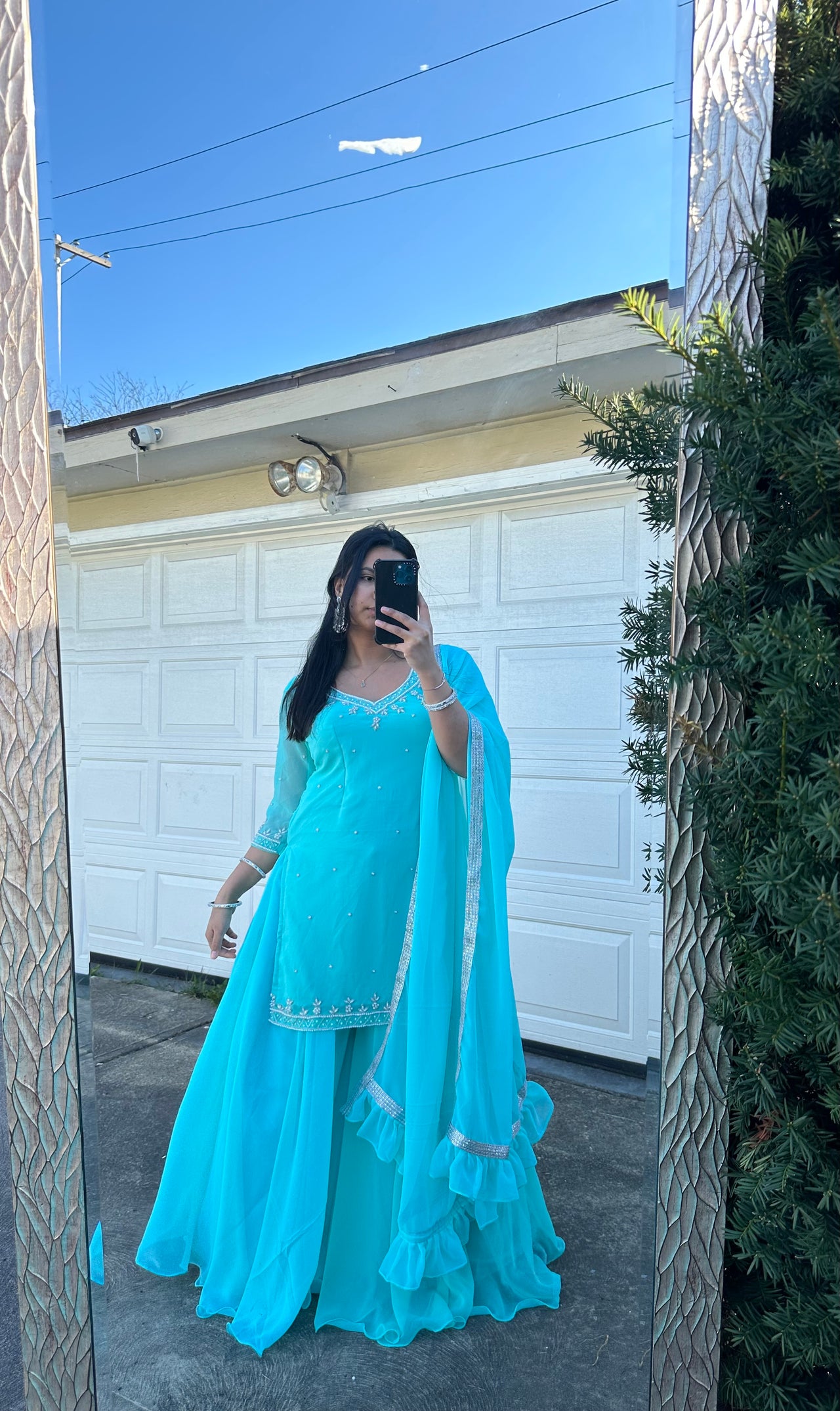 HAND-BOUTIQUE SHARARA KURTHI SET