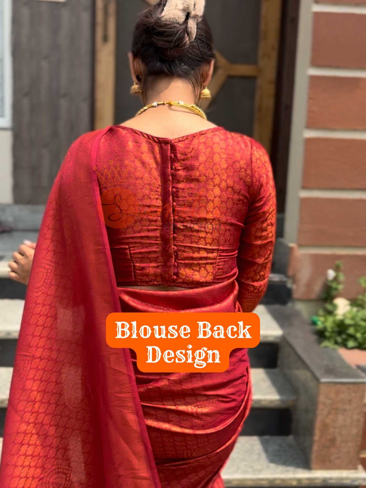 Maroon Kanjivaram Saree set