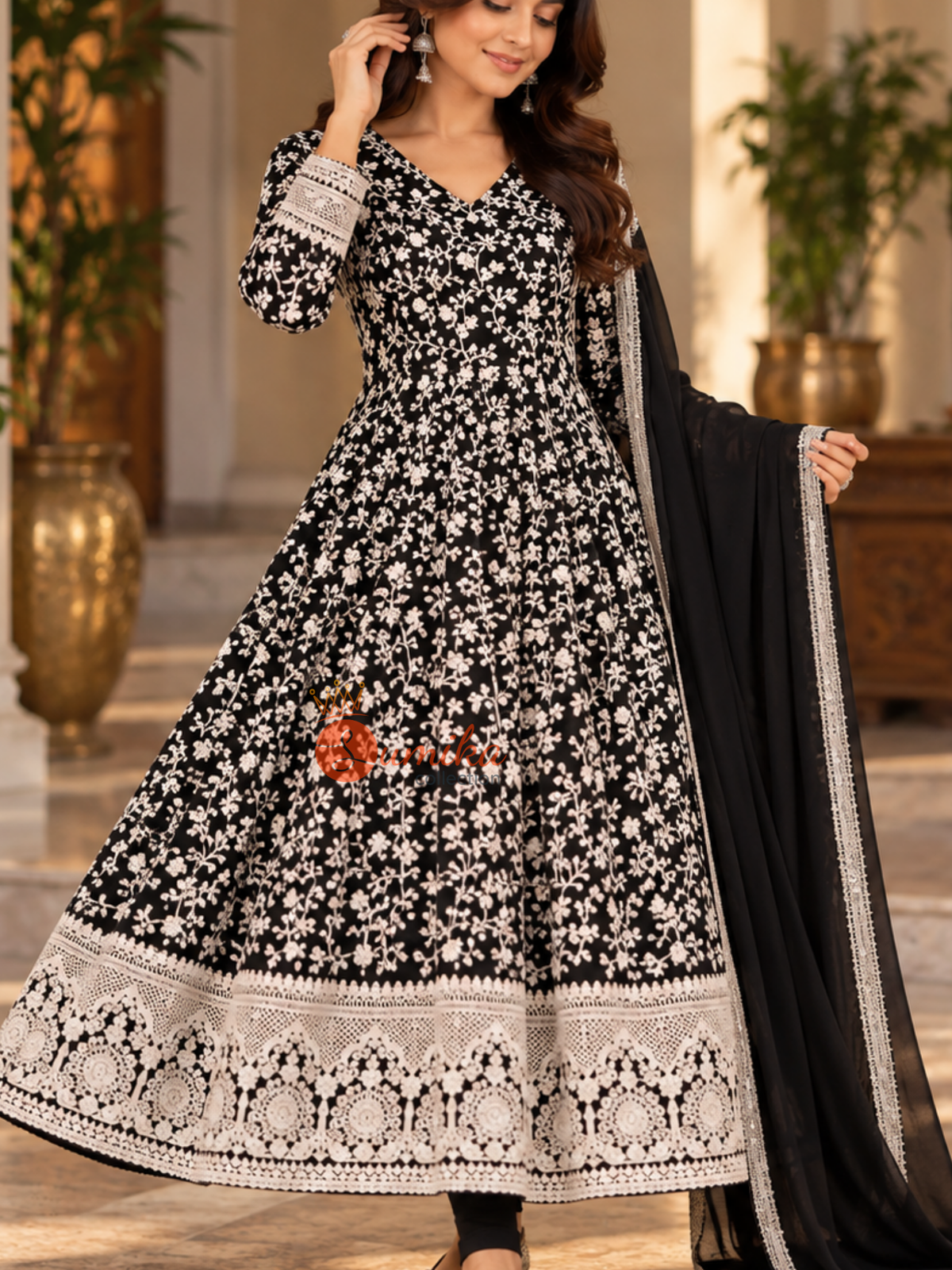 Anarkali Set Size 34