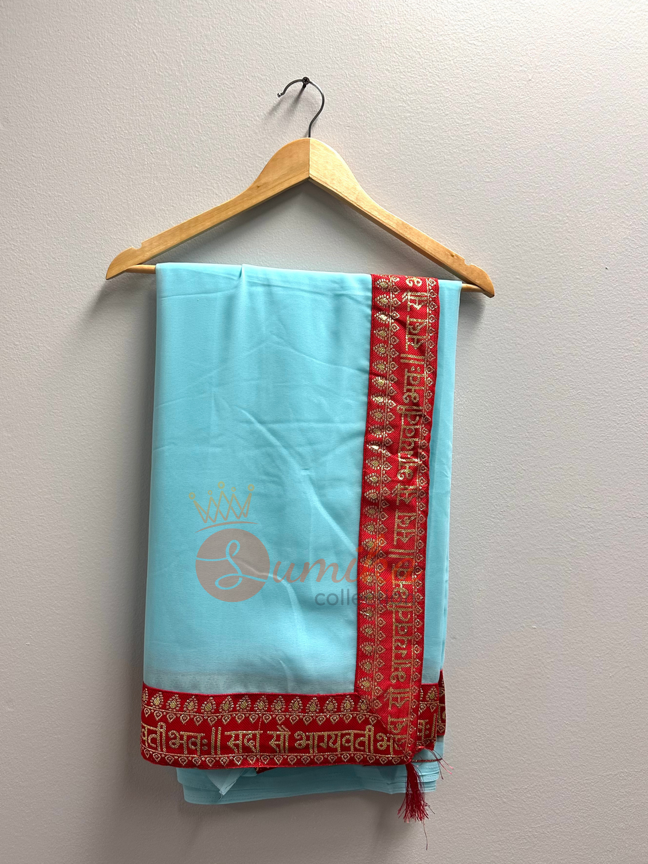 Blue Saubhagyawati Saree