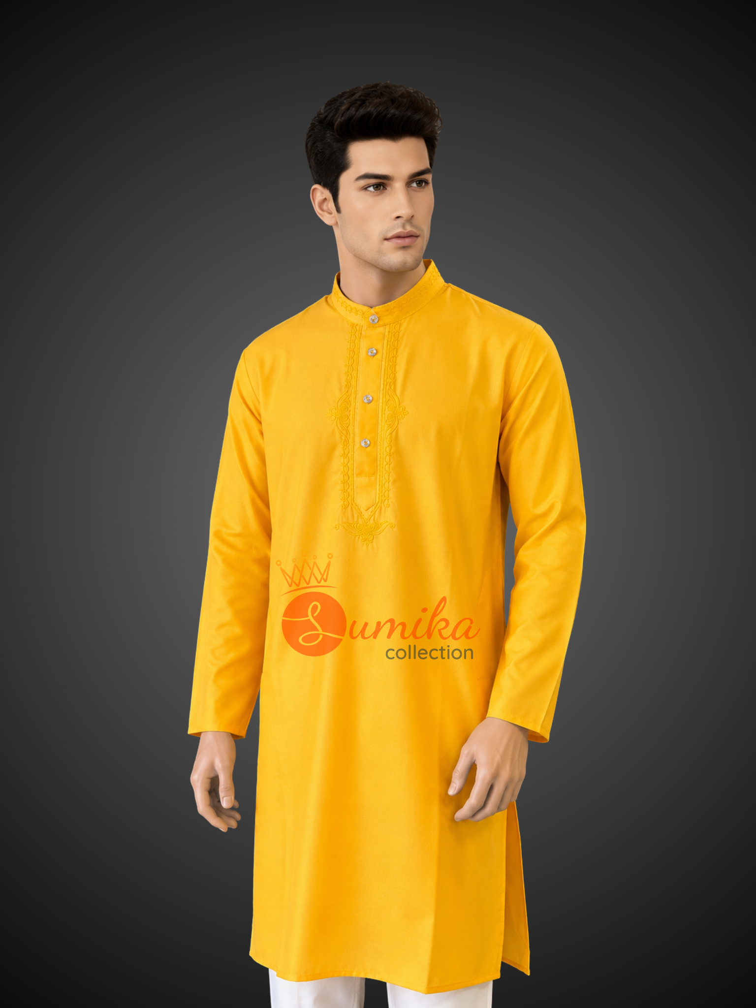 Kurta set for Indian Haldi Mehandi Ceromony
