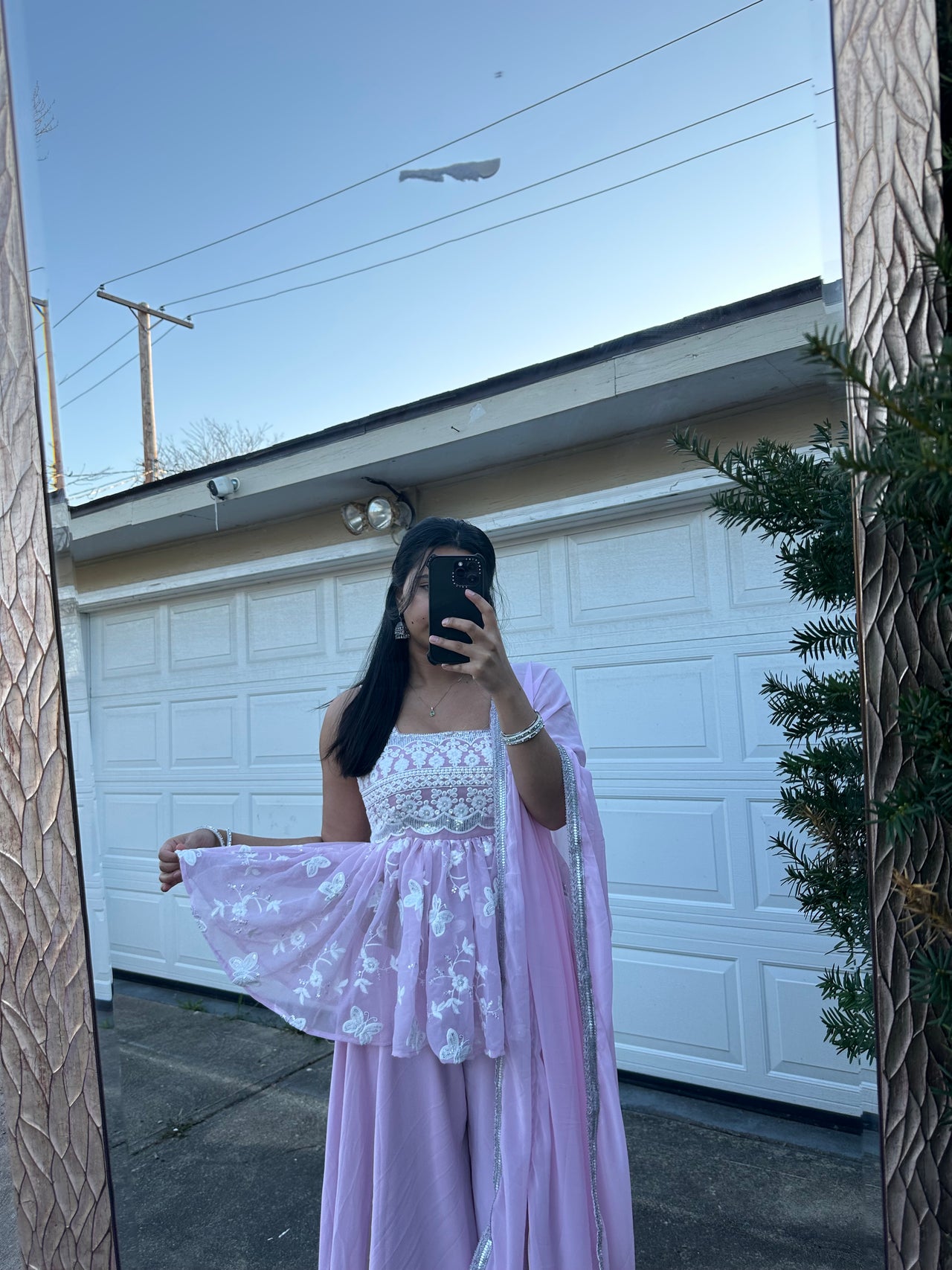 Blush Pink Three Piece Sarara Set