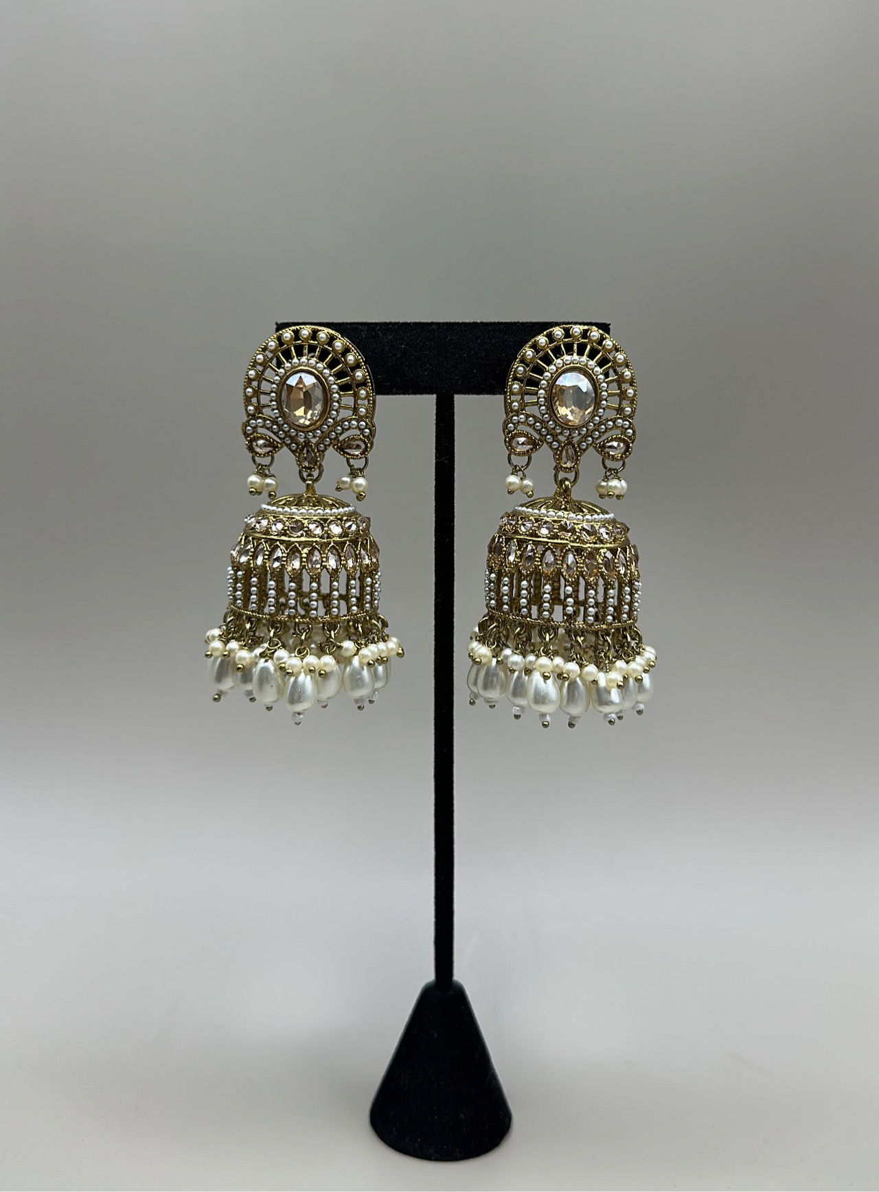 Golden Reverse AD Jhumka