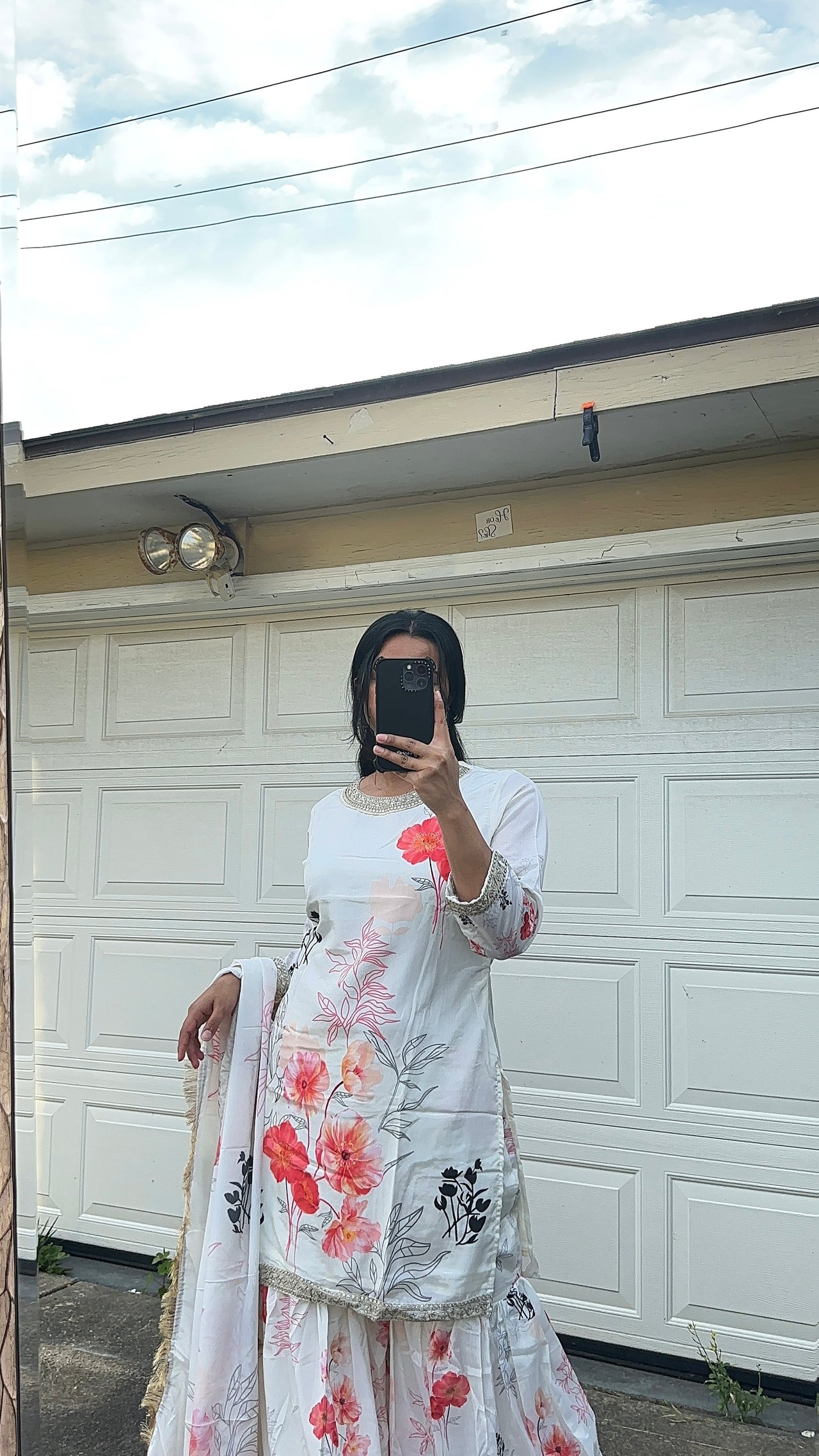 Flower Print High Quality Garara Set