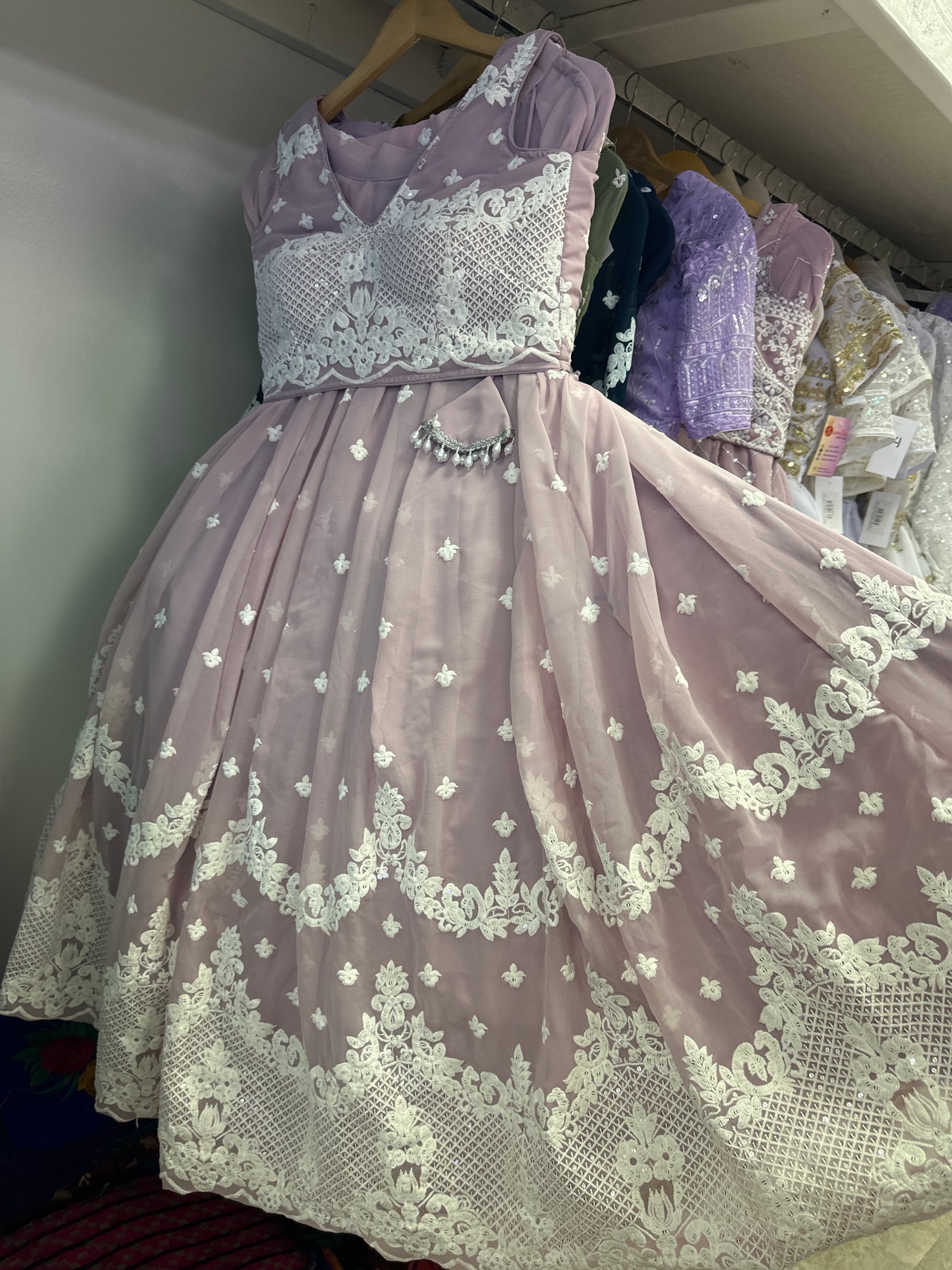 Dusky Pink High Quality Lehenga