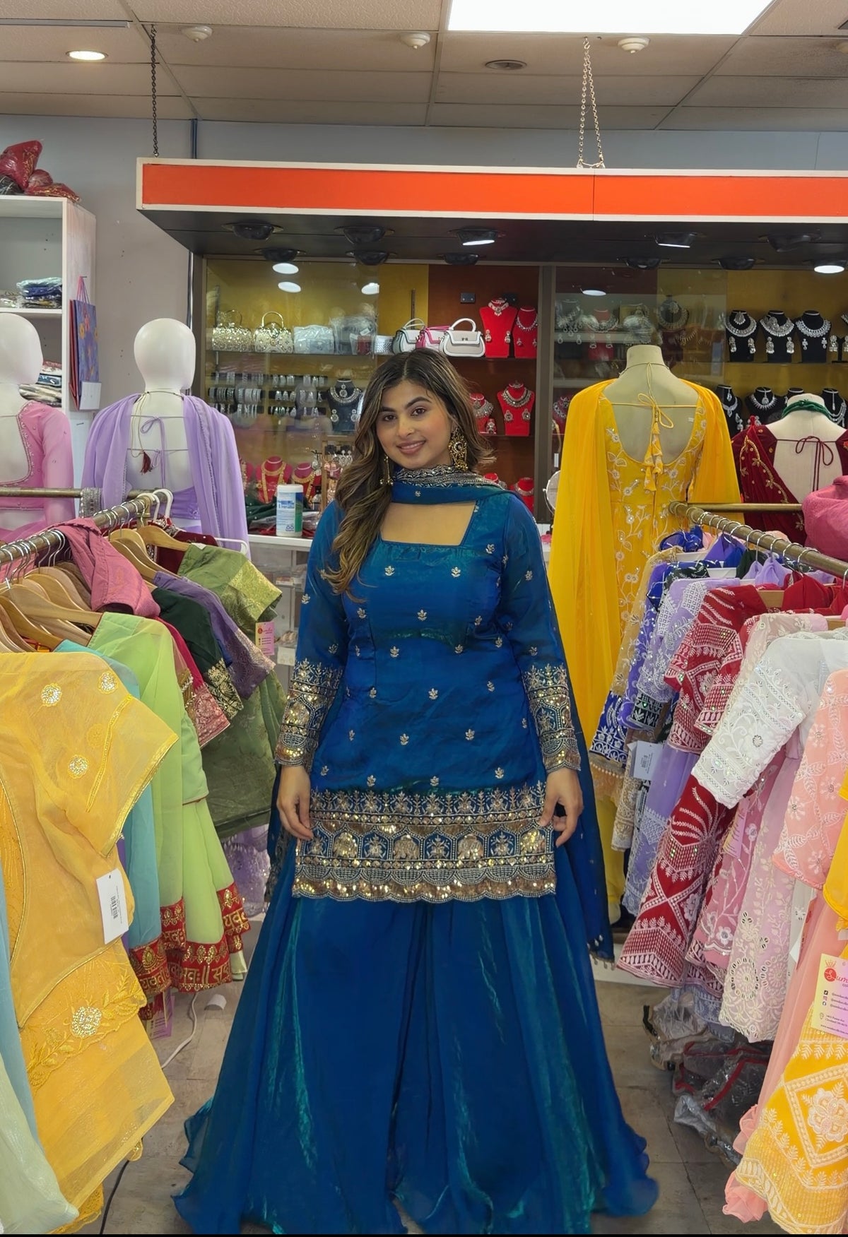 Fandy Silk Sharara Set