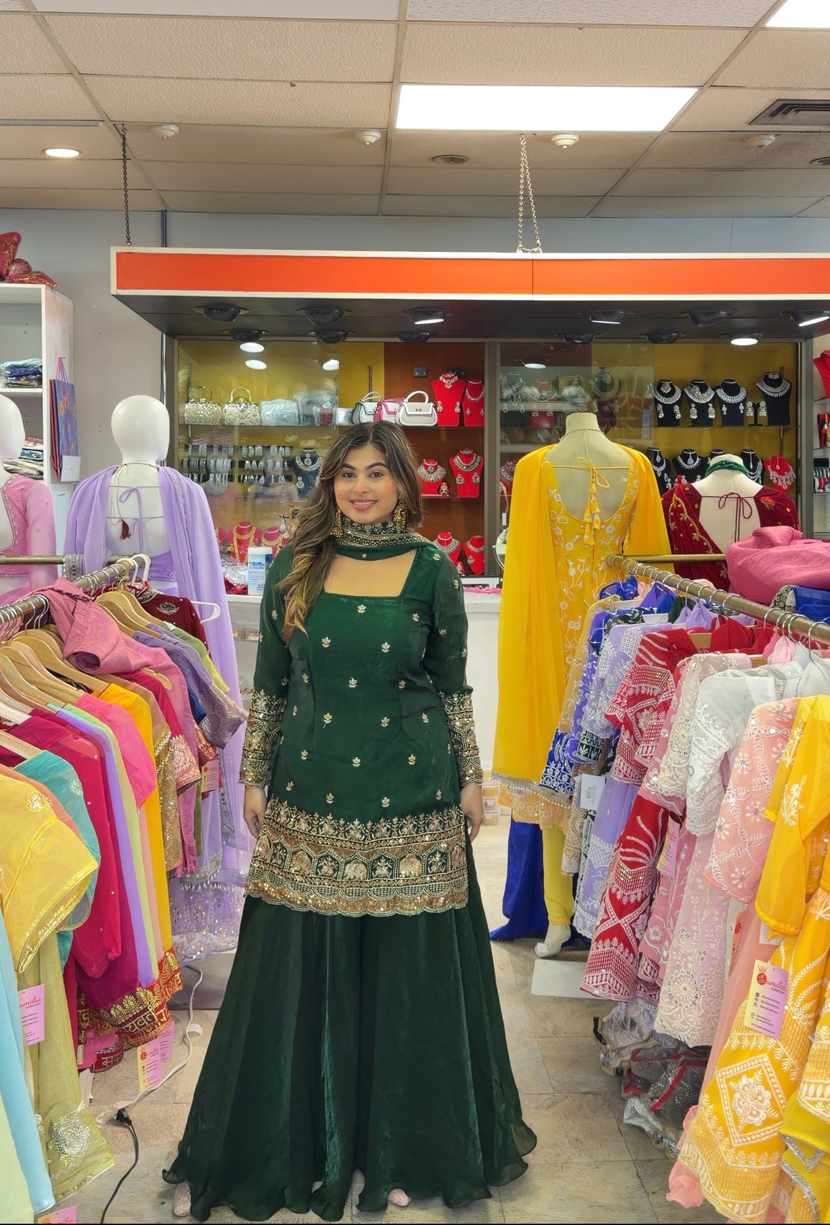 Fandy Silk Sharara Set