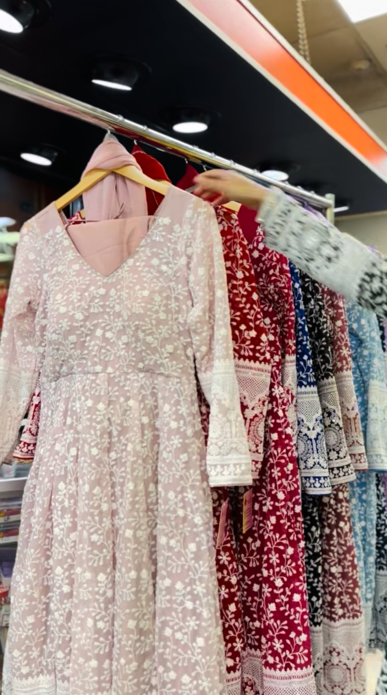 Blush Pink High Quality Anarkali Set