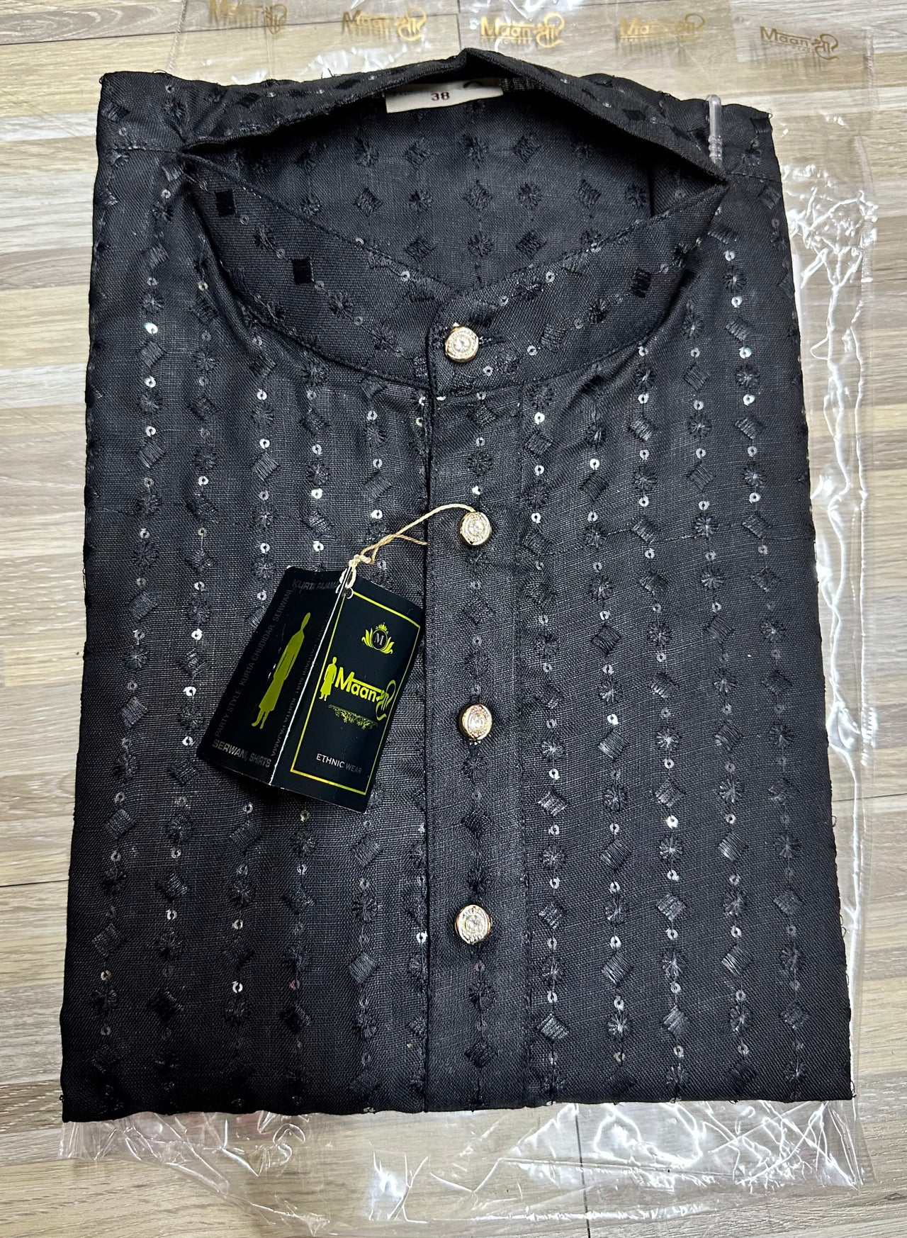 MEN'S Sequence KURTA set