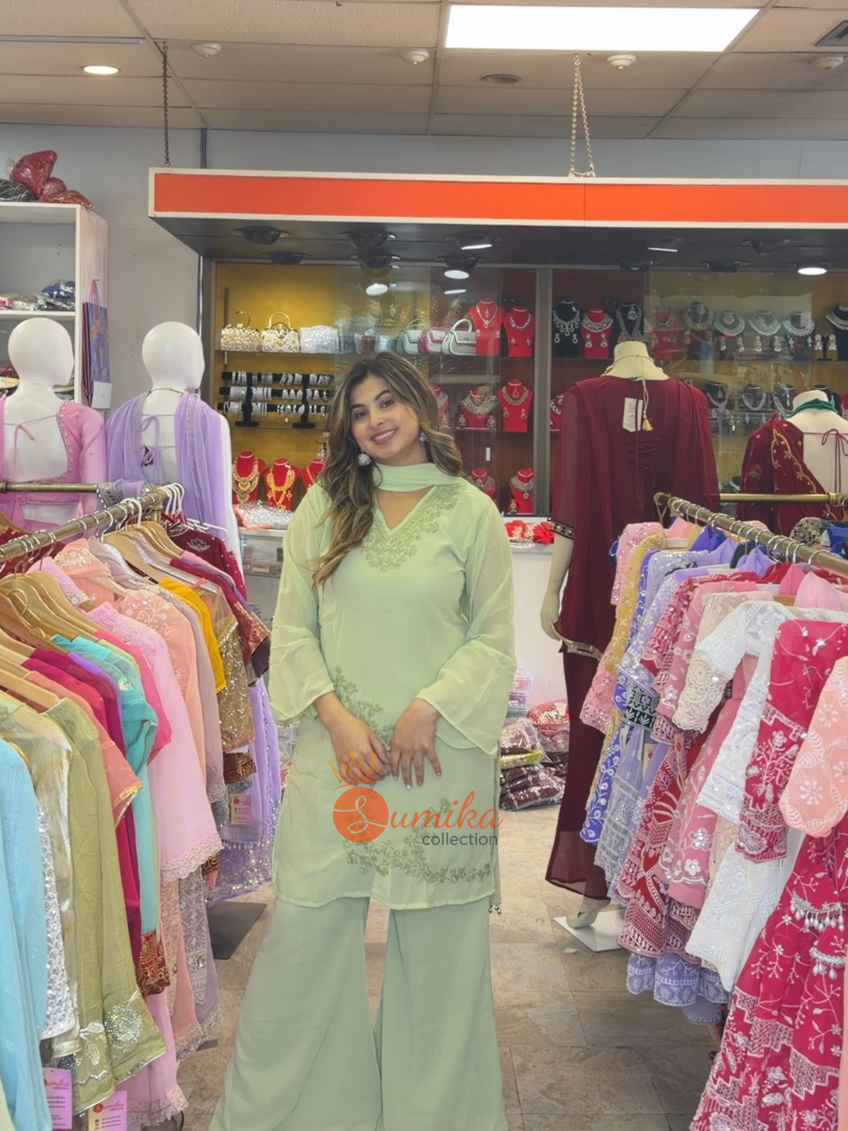Elegant Embroidered 90's Kurta Set – 3 Piece