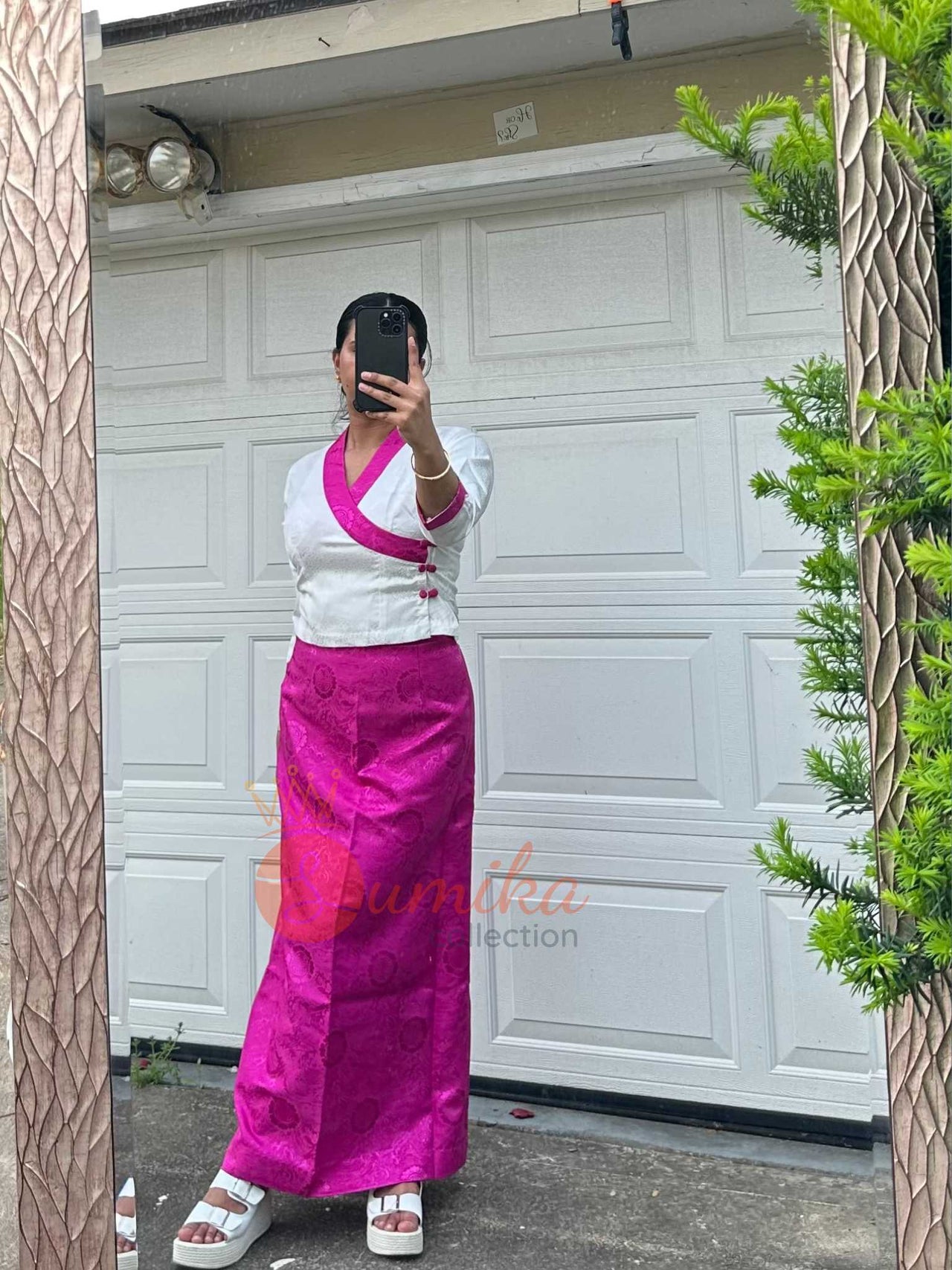 Hot Pink Two Piece Chuppa