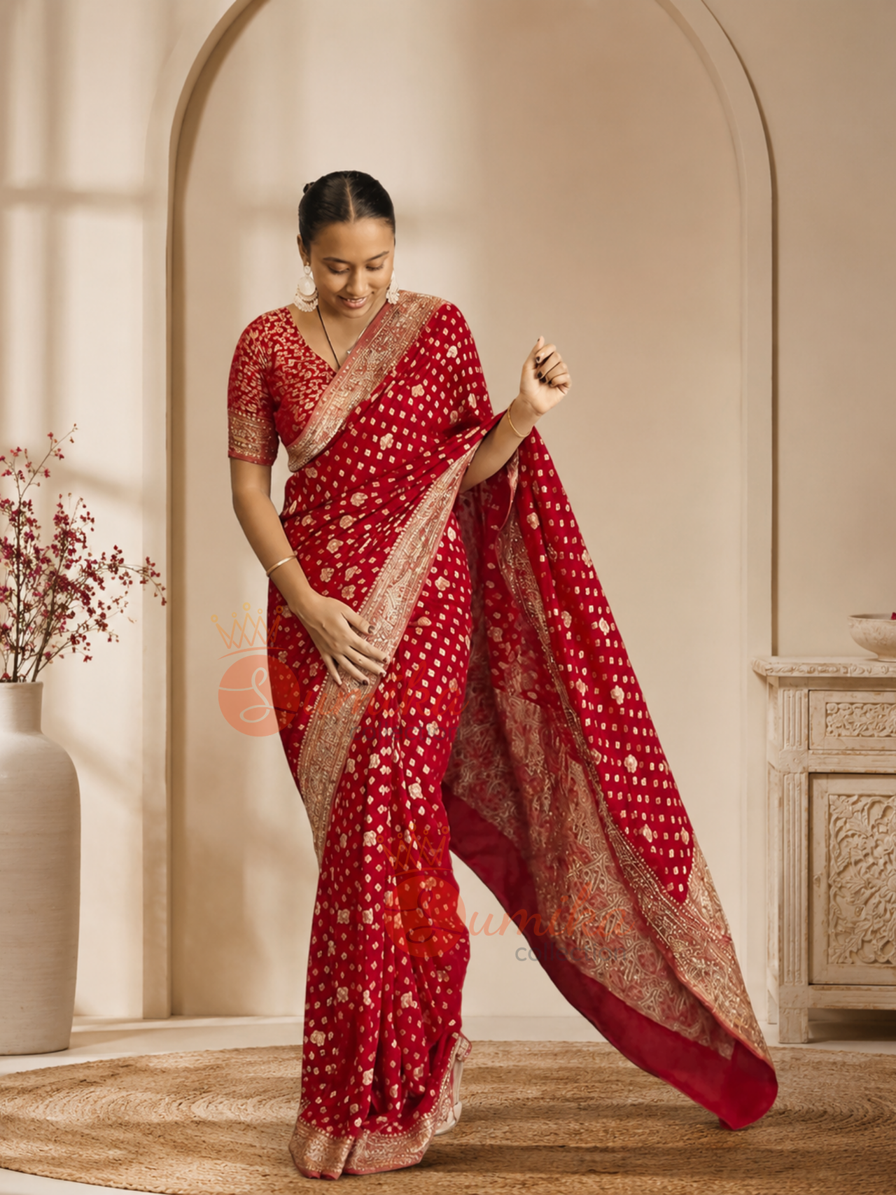 Premium Khaddi Saree set