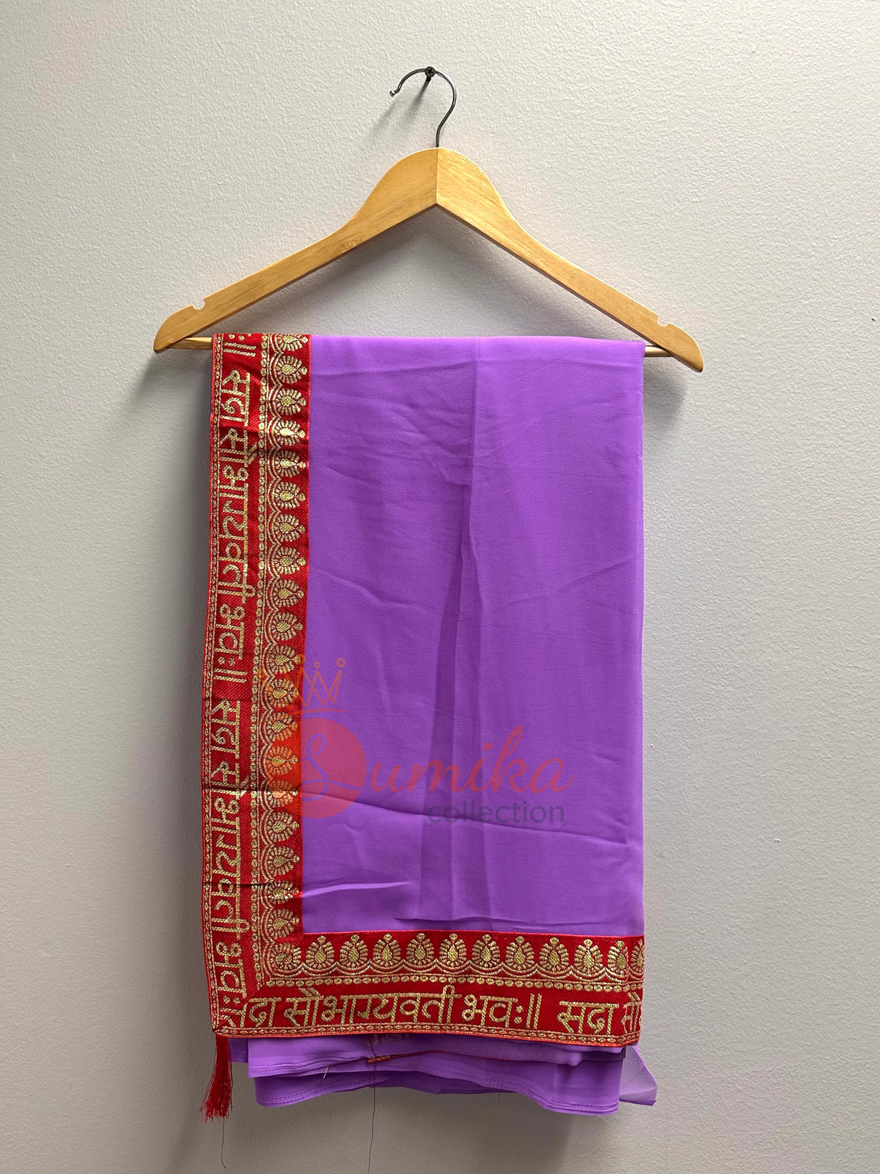 Lavender Saubhagyawati Saree