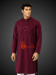 Maroon Kurta set for Men