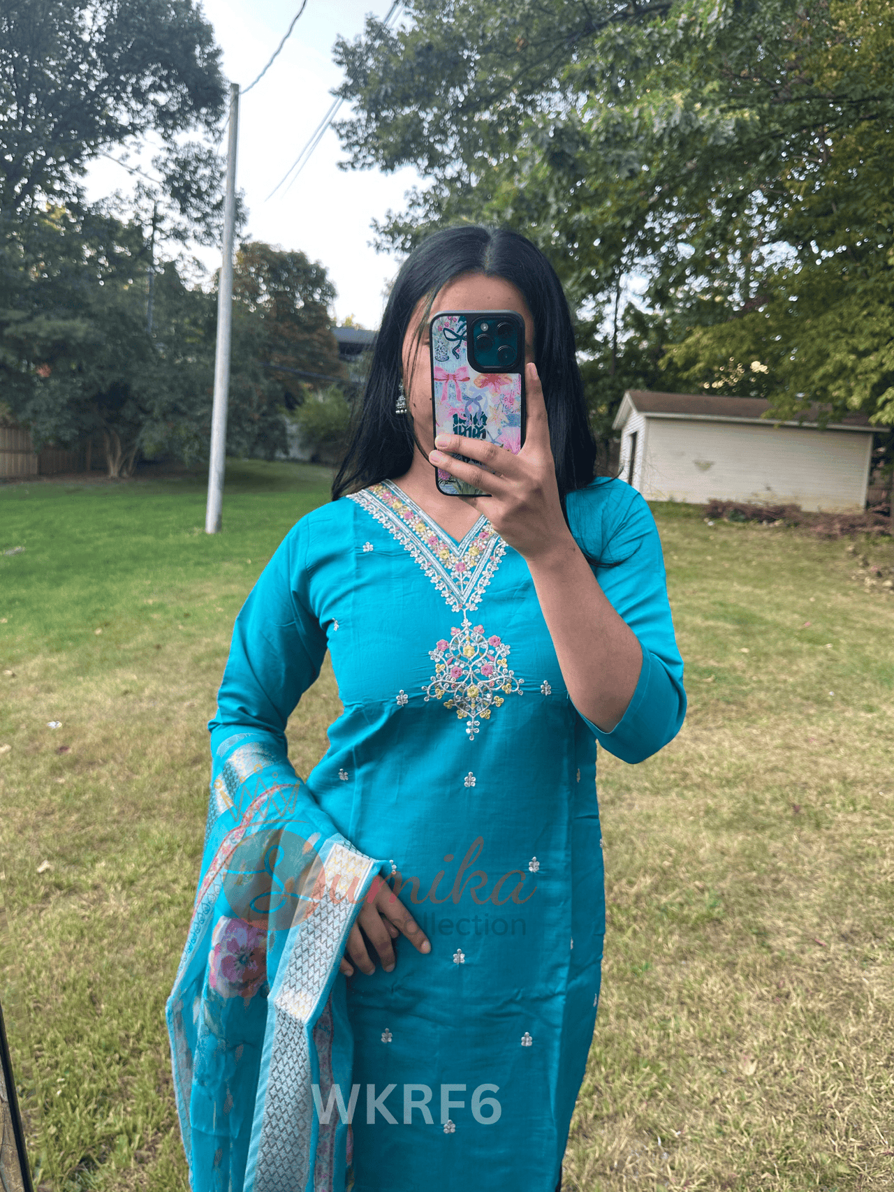 Rayon V neck Kurta Set – Sizes M – XXL