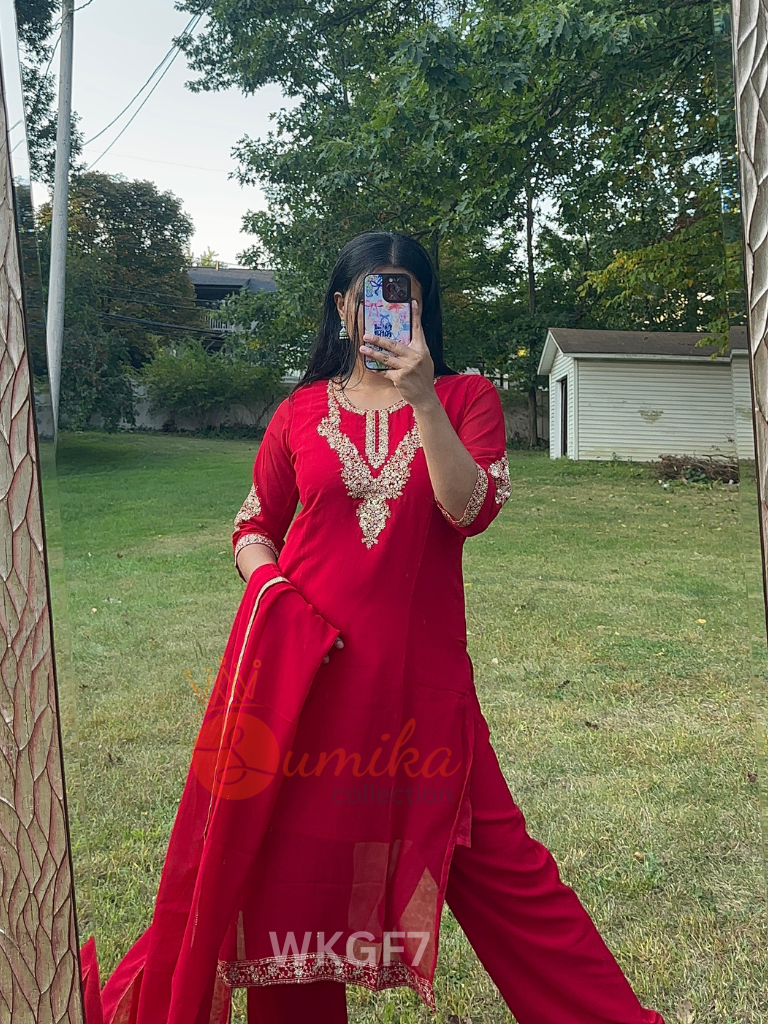 Georgette Kurta Set – Sizes L–XXL | Sumika Collection USA