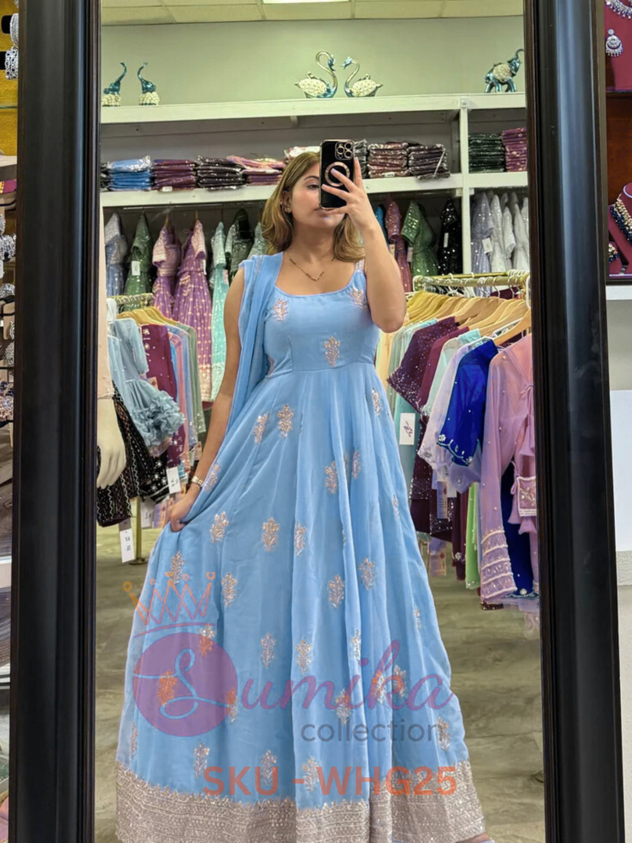 Embroidered Gown – Authentic Nepali & Indian Occasion Wear
