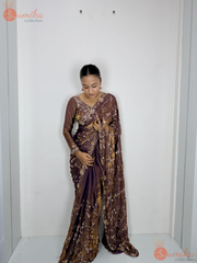 Heavy Party wear saree set