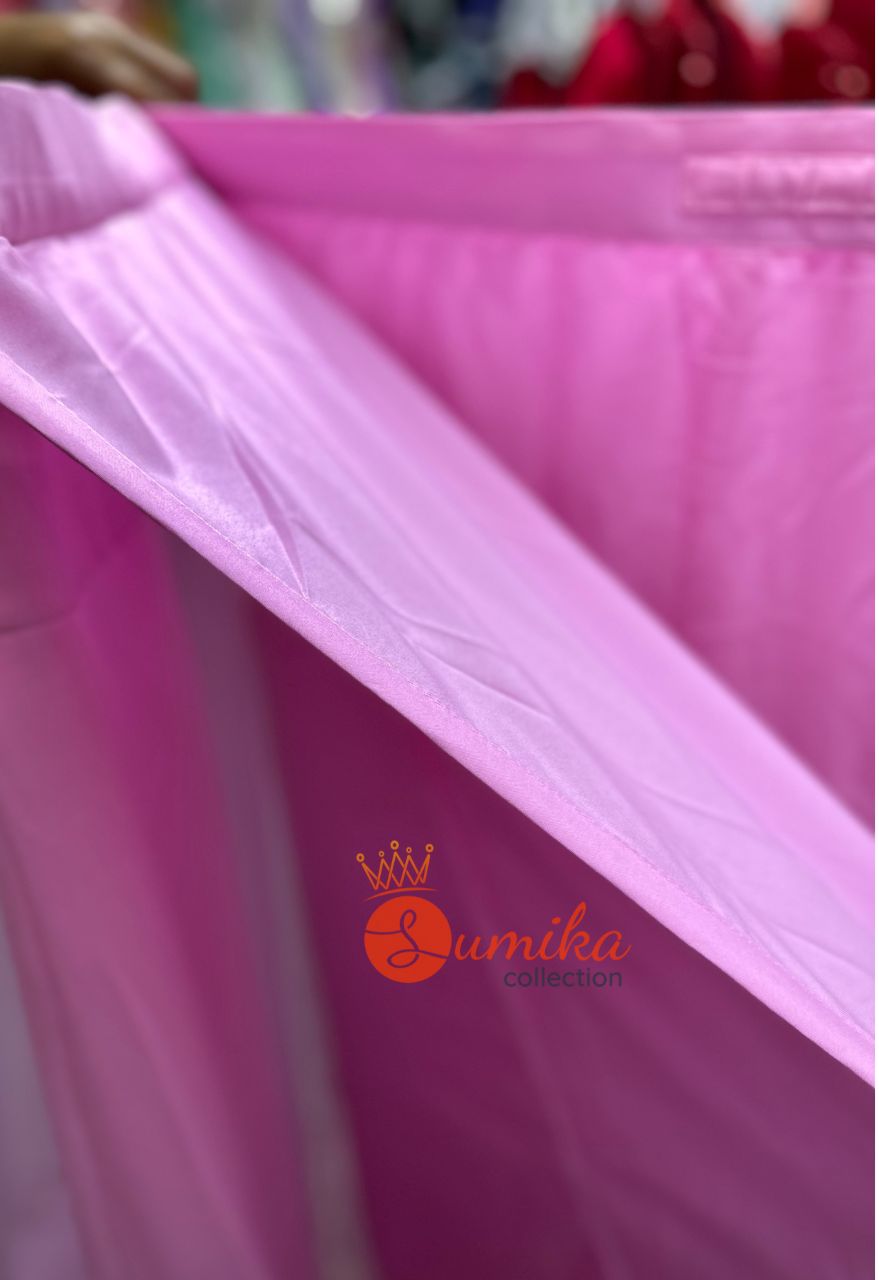 Handwork Ready to wear Lavender Saree set ( 3pcs )