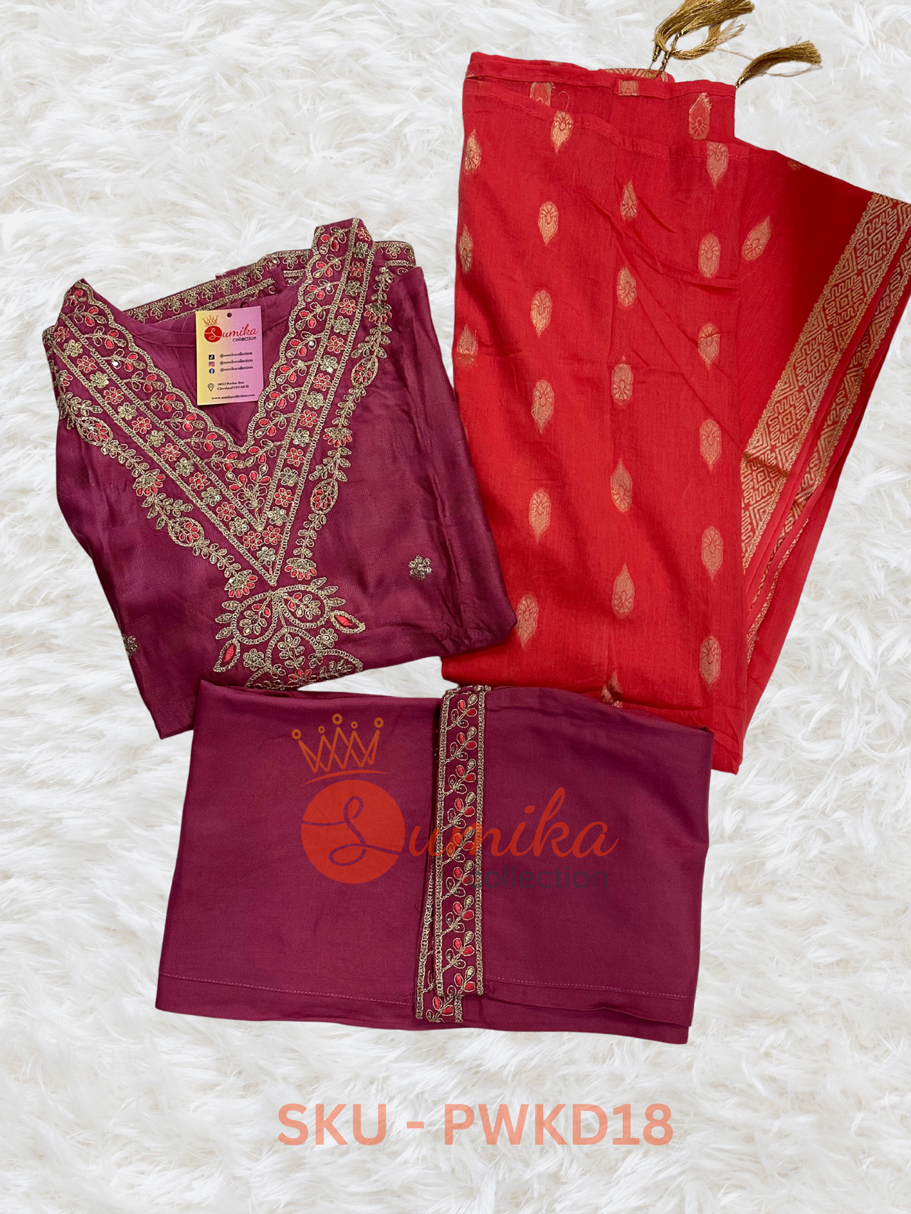 Plus Size Kurta Set in Premium Dobby Fabric