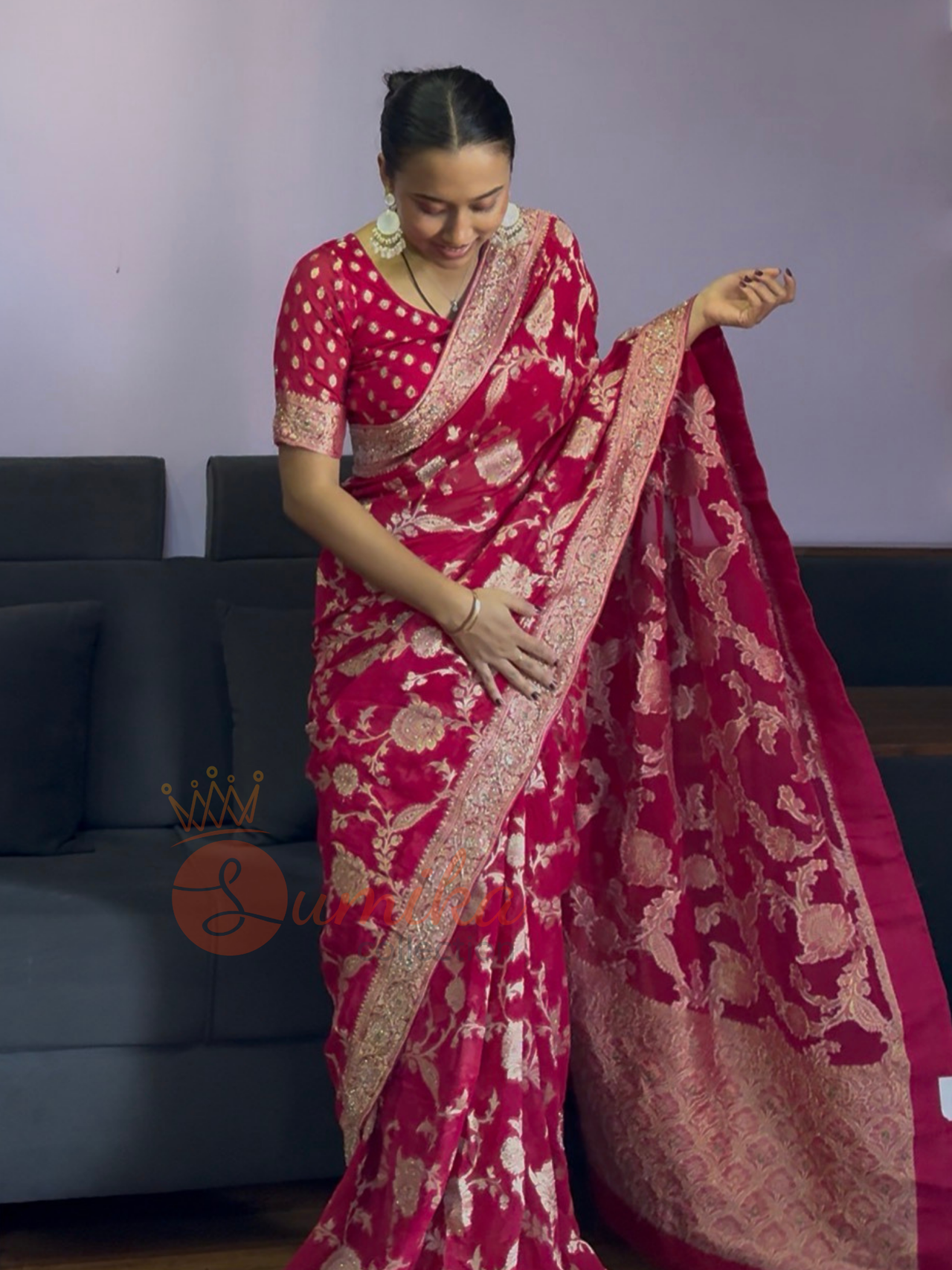 Premium Khaddi Saree set