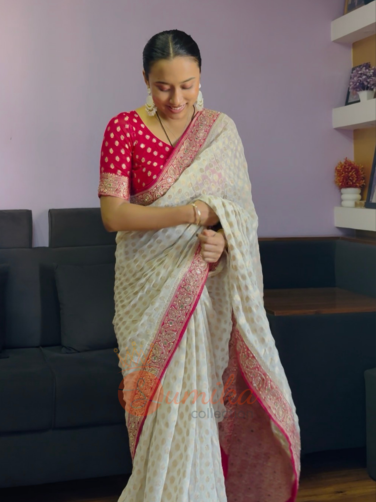 Premium Khaddi Saree set