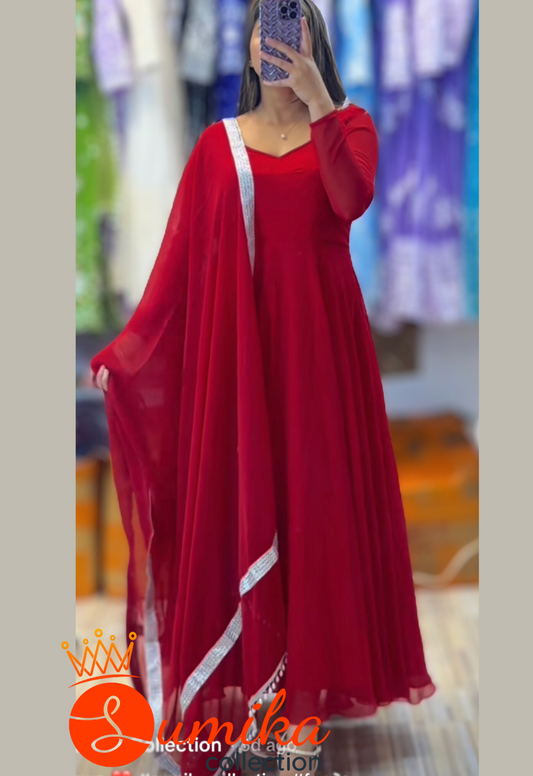 Red Gown set (2pcs)